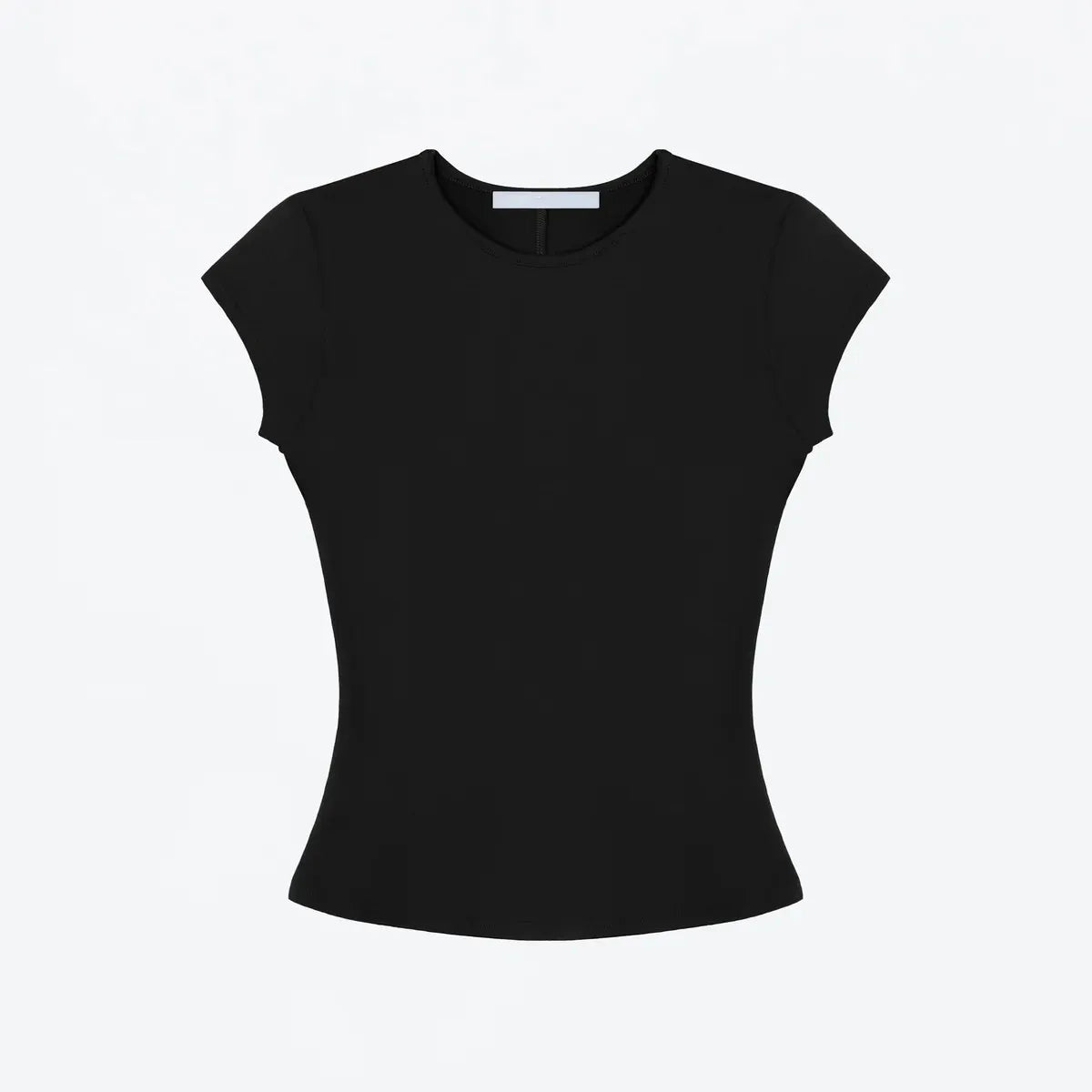 Tank Basic Slim-Fit Round-Neck T-Shirt, High-Elastic Slim-Fit Slimming Hot Girl Style Short Top, Versatile Hot Girl Style Everyday Outerwear Top, High-Elastic Slim-Fit T-Shirt