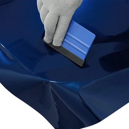 Premium PET Tanzanite Blue Metallic Vinyl Wrap Film for Cars Motorcycles Full or Partial Body UV-Resistant Removable Accessories