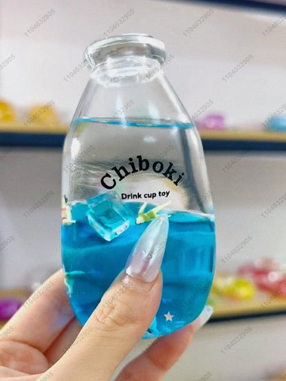 Marble Soda Bottle Fidget Toy Bottle Stress Ball Squishy Toy ASMR Sensory ADHD Autism Anti Stress Relief for Kids & Adult Gifts