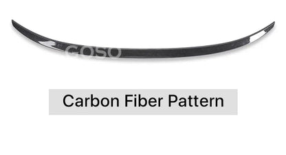 Carbon Fiber Rear Bumper Lip Trunk Wing MP M4 PSM Style Roof Spoiler Kit For BMW 3 Series F30 F31 F35 2012-2019 Gloss Black