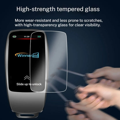 LCD Smart Remote Car Key With Mobile Phone Interconnect Touchscreen Digital One-Key Start Comfort Entry For Benz