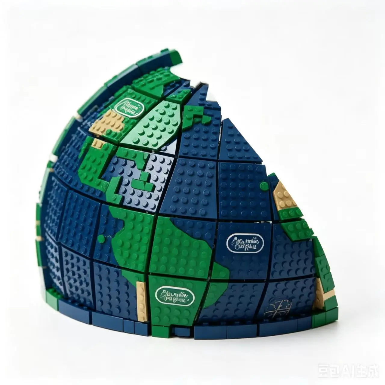 2022 Expert Moc Bricks 2585PCS Earth Globe Modular Building Blocks Assembly Bricks Children Educational Model Bricks 66980 6089