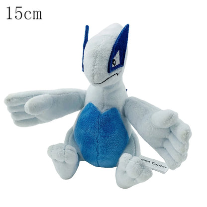 Pokemon Mega Dragonite Holding Dratini Sleeping Vaporeon Flareon Initial Pikachu Peluche Riding Gyarados Lapras Plush Doll