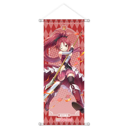 70cm Anime Madoka Magica Kaname Madoka Cartoon Figure Scroll Canvas Wall Hanging Print Home Decor Anime Poster Wall Manga Art