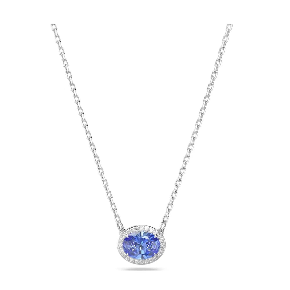New Swa Concealed Pink Heart shaped Romantic Pendant Kirin Fashion High end Moon Versatile Accessory Necklace