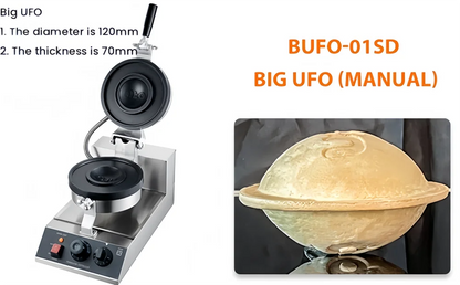 Snack Baking Equipment Commercial Sandwich Panini Hamburger Press Grill Machine Electric Big UFO Burger Maker Machine