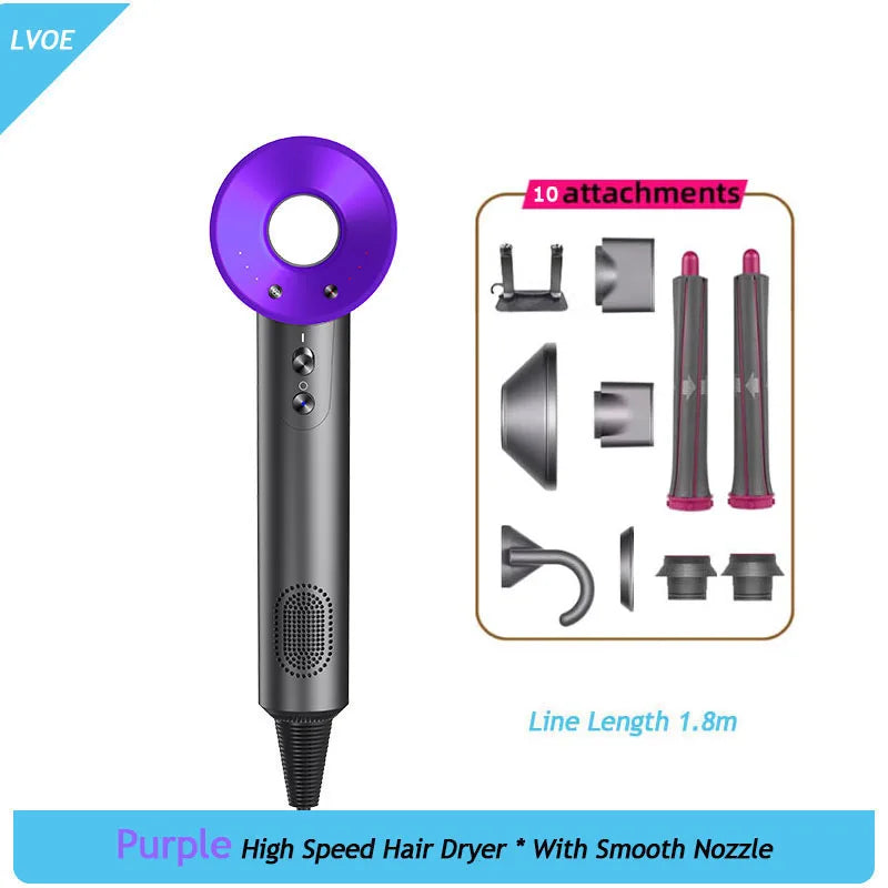 Professional hair dryer High Speed 1600W Powerful Home Low Noise Quick Negative lonic Blow Dryer Hotel Electric Salon Hairdryers