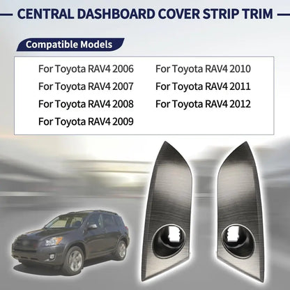 Central Dashboard Cover Trim Panel 55413-42070-B0 55412-42060-B0 for Toyota RAV4 2006-2012 Base Limited Sport EV