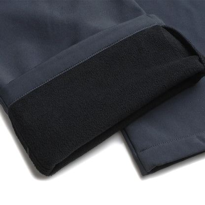 Men's Waterproof Hiking Pants Outdoor Fleece Lined Snow Ski Pants Winter Softshell Snowboard Pants
