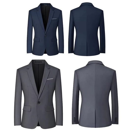 Mens Suit Jackets Casual 1 Button Slim Fit Blazers Suit Separates Coat Sport Coats for Wedding Prom Party