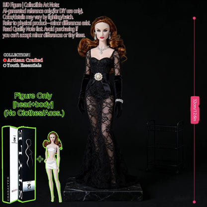 BJD MJD 1/6 Realistic Supermodel Doll 12.6 Inch Ball Jointed Articulated Posable Collectible NoClothes