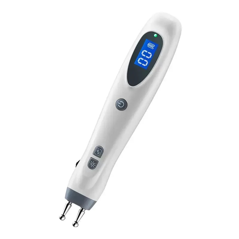 Electronic Acupuncture Pen Electric Acupuncture Massage Pen Rechargeable 2 Pulses 2 Head Meridian Energy Healing Device