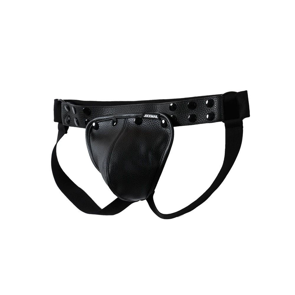 Men's Jockstraps Men Harness Bodysuit Jockstrap Underwear Jock with Removable Codpiece 'Big Bulge'. Adjustable Comfort and Size.