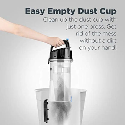 Eureka PowerSpeed Lightweight Upright Vacuum Cleaner for Carpet and Hard Floor, Powerful Bagless Upright Vacuum Cleaner for Home