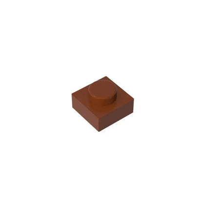 100g/588Pcs 3024 1x1 Brick Moc Short 1-Hole Color Spare Parts Compatible with Brick DIY Children's Toy Assembly Gift Box