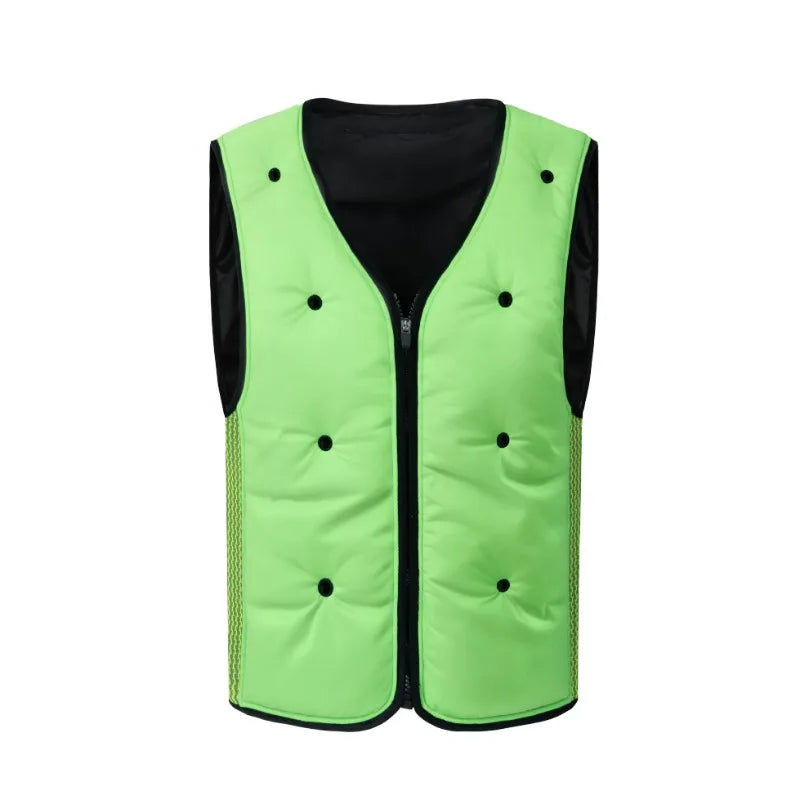 Evaporative Cooling Vest Men Summer High Temperature Work Outdoors Construction Heat Relief Water Injection Cooling Vests Man