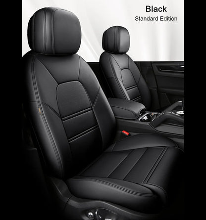 For Audi Q7 4L 2006 2007 2008 2009 2010 2011 2012 2013 2014 2015 Nappa Leather Custom Car Seat Covers Set Protector Accessories