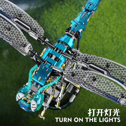 Creative Mechanical Dragonfly Construction Set Animal Building Blocks Educational Toy for Kids Adults STEM Learning Kit Gifts