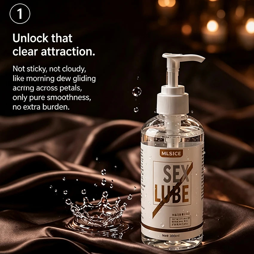 Adult Sex Lubricant Water-Based Anal Lubrication Intimate Gel Semen Lube for Women Men Masturbation Toys Couples Lubricating Oil