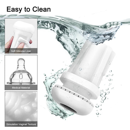 Automatic Male Sucking Mastubator Vibration Blowjob Machine Masturbation Cup Sex Toys Adult Goods for Men Masturbate Supplies