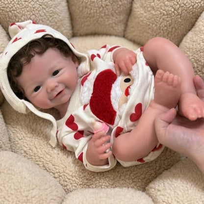 OtardDolls-45cm Open Mouth Solid bebe reborn de silicona Girl Dolls With Rooted Hair Handmade Paint & Unpaint Skin Reborn Doll