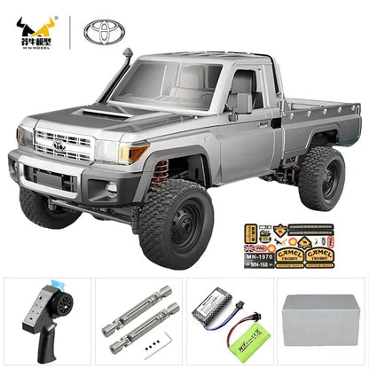 MN MN82 1:12 Retro Rc Car With LED Lights Full-scale Simulation LC79 Professional 4WD Remote Control Pickup RC Truck Model Toys