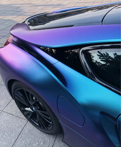 Sparkle Metallic Chameleon Vinyl Wrap Film Roll Purple to Blue Adhesive Decal Vehicle Car Wrapping