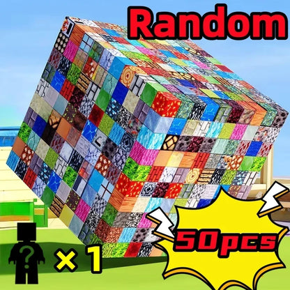 Mine Magnetic Building Block World Magnetic Building Block Set Art Enthusiasts Block Toy Construction Magnet Toy Birthday Gift