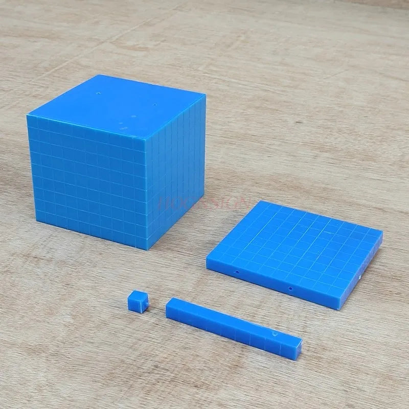 Cube volume unit demonstrator teaching instrument primary school mathematics teaching aid instrument