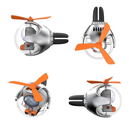 Fashion Car Aromatherapy Flying Ball Bear Car Air Outlet Creative Ornament Cute Cartoon Decor Manufacturer For Improve Car Scent