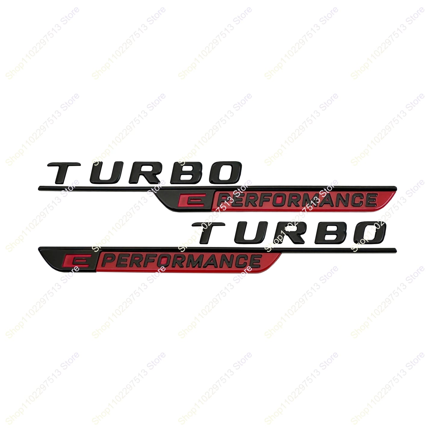 2024 New Letters Numbe TURBO E PERFORMANCE Emblem Car Fender Trim Badge Sticker For W206 C63s GLC63s Accessories