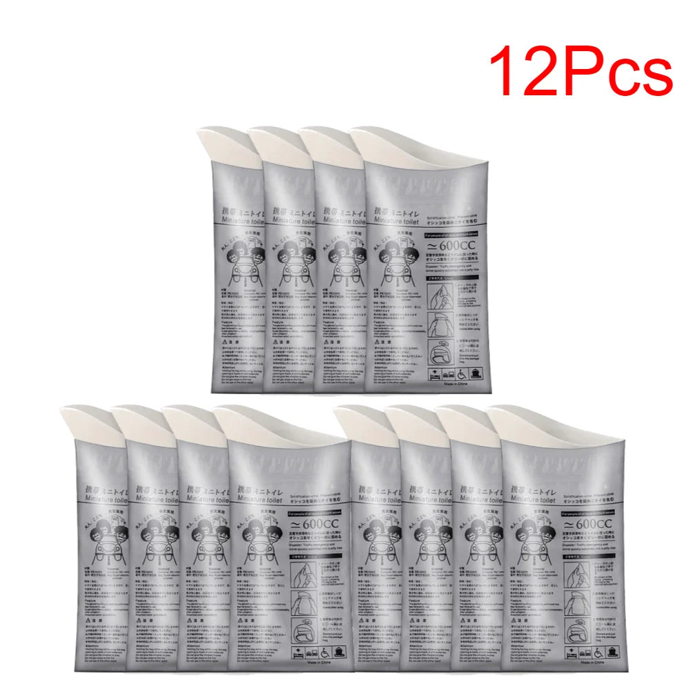 100-4Pcs Emergency Urine Bags Disposable Outdoor Travel Mini Mobile Toilet Portable Urinal Bag for Female Baby Male Vomiting Bag
