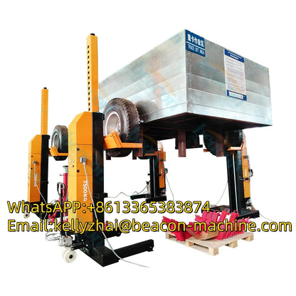 BEACON Truck 4 Post Lift Elevator Machine BC-4175 Mobile Lift Column Equipment for Car Lift