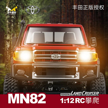 MN82 1:12 Full Scale MN Model RTR Version RC Car 2.4G 4WD 280 Motor Proportional Off-Road RC Remote Control Car For Boys Gifts