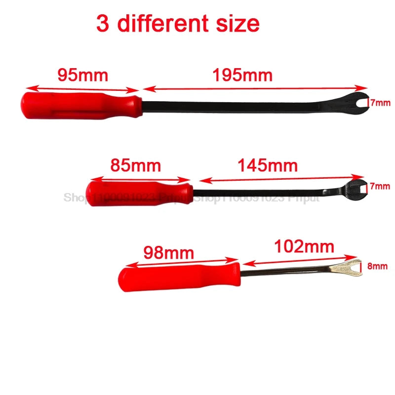 Optional Car Door Upholstery Trim Clip Remover Plastic Fastener Removing Tool for Car Door Panel Dashboard