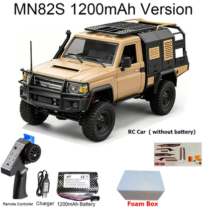 MN82S MN82 MN82PRO RC Car 1/12 4WD 2.4G Remote Control Car Climbing Off-road RC Crawler LED Light Truck RC Toys As Kids Gift