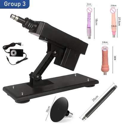 Reciprocating Linear Fuvk Machine with 3XLR Vagina Anal Thrusting Dildo Vibrator Love Machine Device Gun Adult Couple GIft Goods