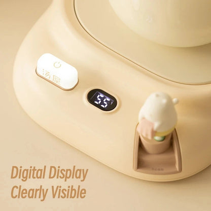220V Coffee Mug Warmer Cup Heater Electric Hot Plate 4 Temperature Settings Warmer Cup Coaster for Tea Milk Water Heating Pad