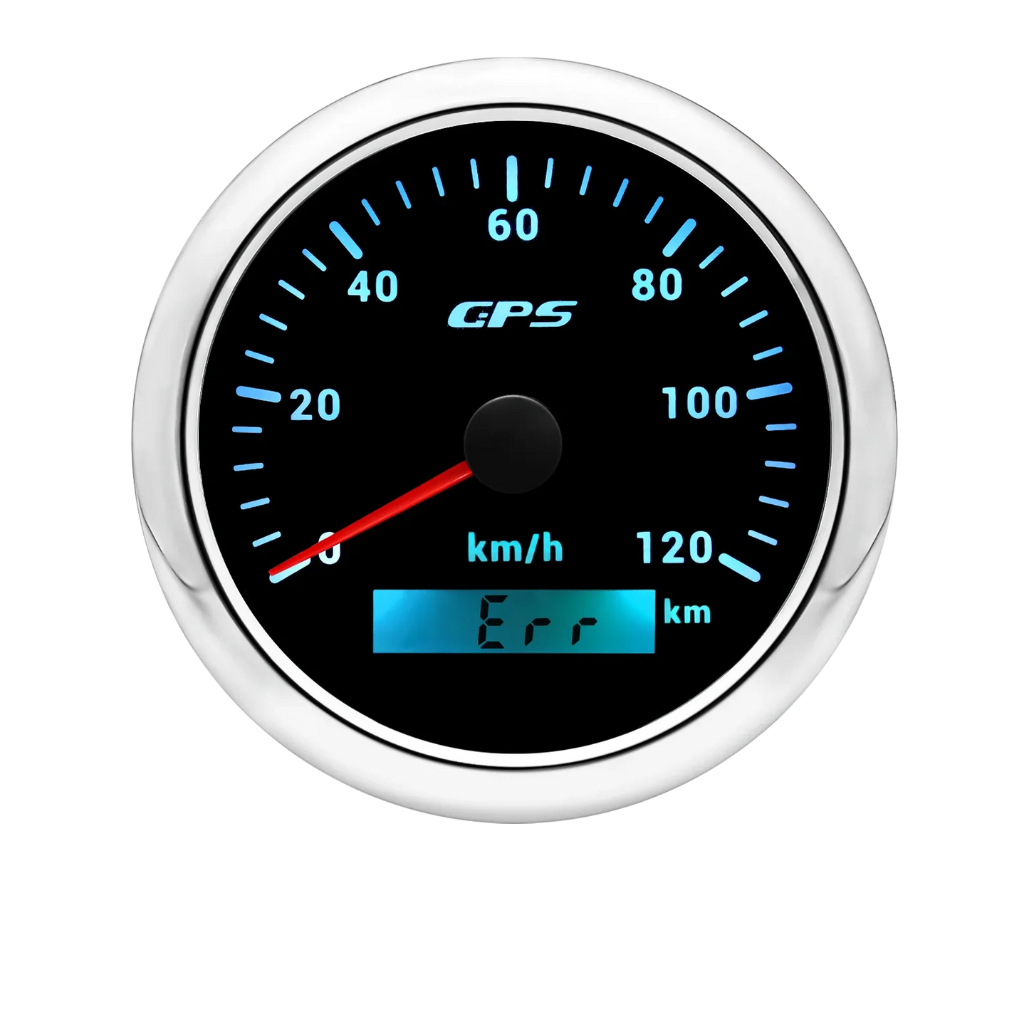 Universal 85MM GPS Speedometer Gauge 7 Color LED Backlight For Motorcycle Marine Boat Truck 60 Kmh 200 Kmh Speed Gauge Meter