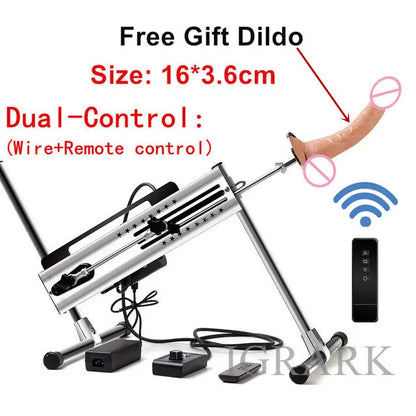 Double Head Large Sex Machine Automatic Vibrators Sex Furniture Erotic Love Chair BDSM Bondage Gear Bed Sex Toys for Women Men