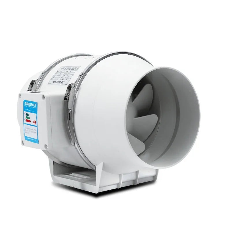 3/4/5/6/8inch Exhaust Pipe Fan Ventilation Fan Pipe Fan Inline Duct Fan Ventilation Exhaust Blower Fans Quiet For Ducting