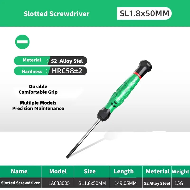 LAOA 1pcs precision screwdriver SL1.0-4.0 screwdriver phillips mini screwdriver phillips screwdriver plum blossom T5-T20