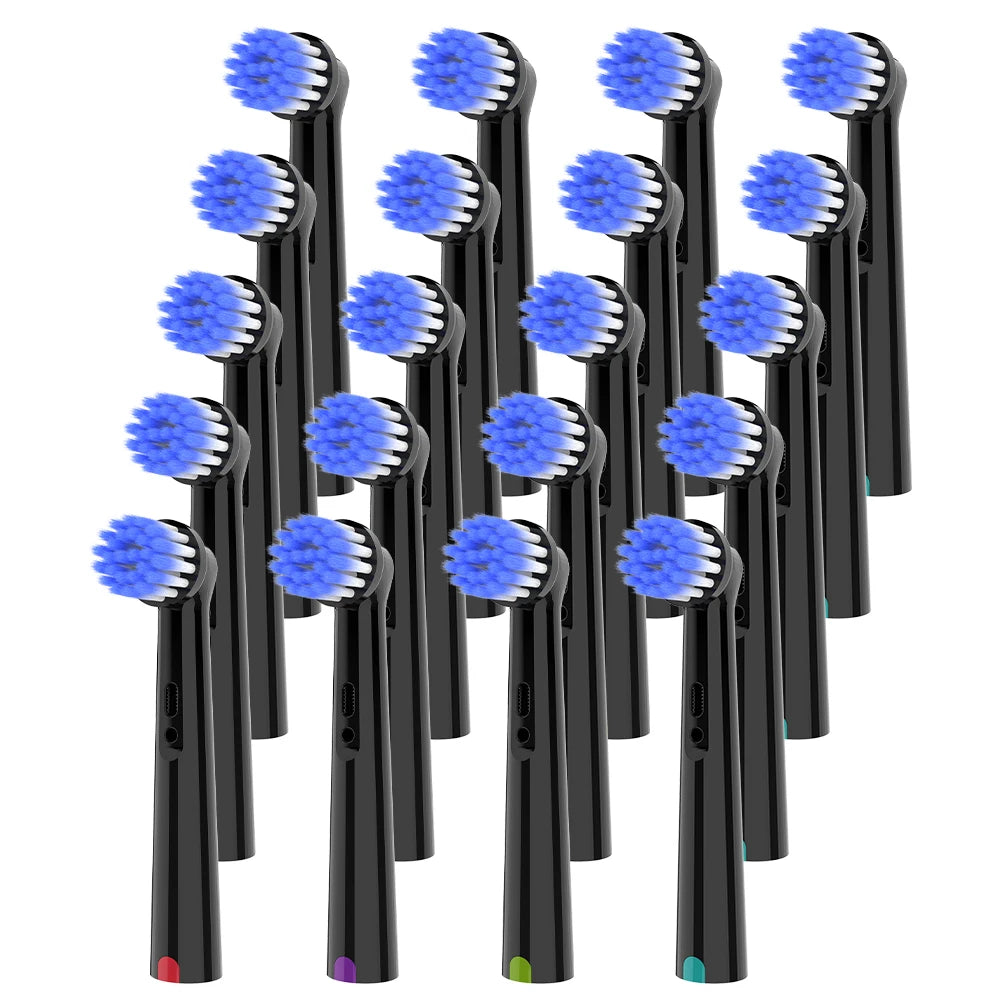 4/12/20 Count Extra Soft Replacement Brush Heads Compatible with Oral B Electric Toothbrush, Toothbrush Head for 1000/500/100