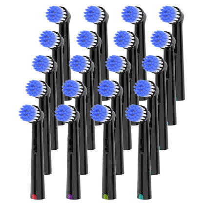 4/12/20 Count Extra Soft Replacement Brush Heads Compatible with Oral B Electric Toothbrush, Toothbrush Head for 1000/500/100