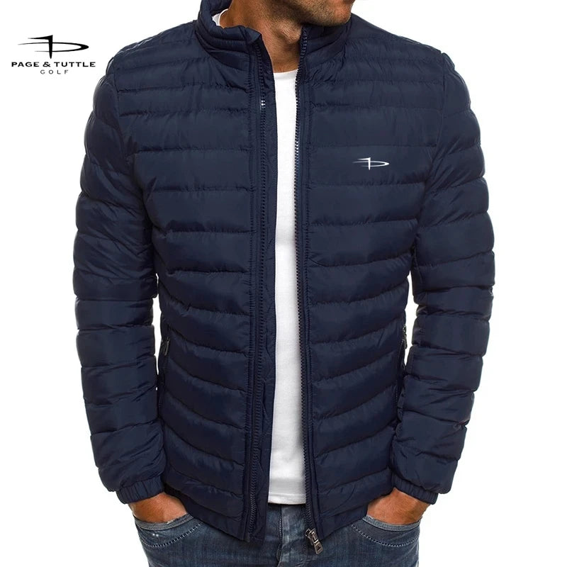 2024 Autumn/Winter Men's Old Solid Color Clothing Outdoor Leisure Sports Fashion Street Style Hooded Warm Zipper Jacket