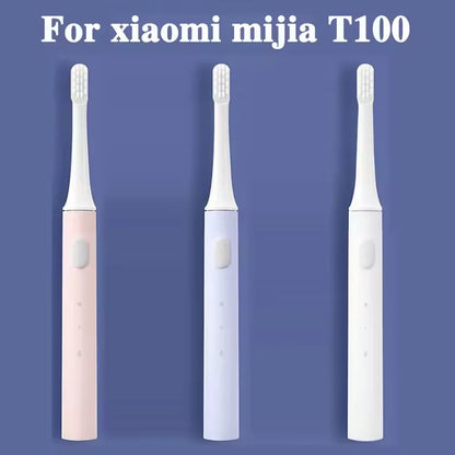 4/8PCS For XIAOMI MIJIA T100 Replacement Brush Heads Sonic Electric Toothbrush DuPont Soft Bristle Suitable Nozzles
