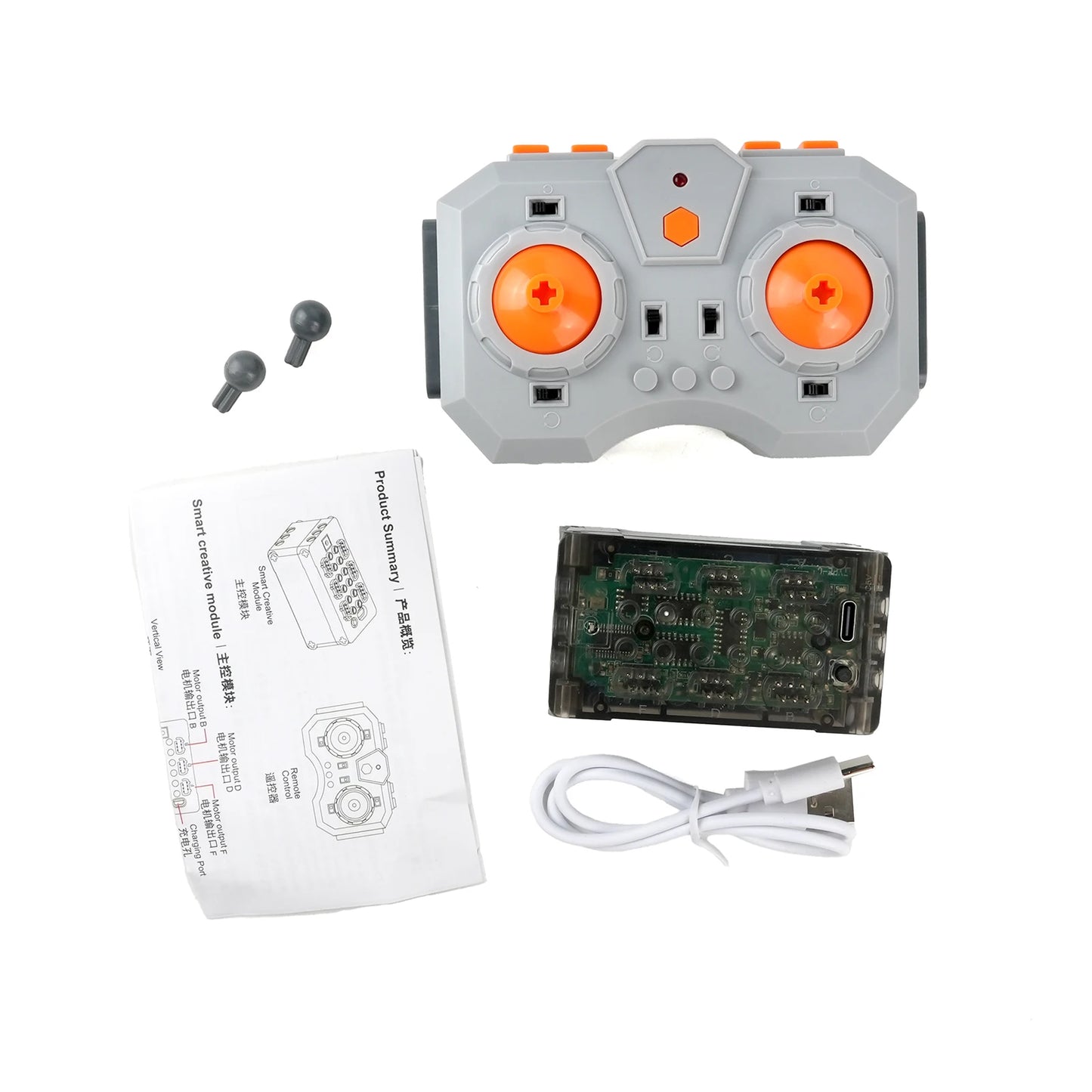 12 Channel Lithium Battery Box Remote Control APP Speed Adjustable Technical Parts for Legoeds MOC Power Functions Bricks Toy