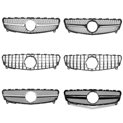 XVIP Diamonds Style Grille For Benz A-Class W176 2016-2018 A180 A200 A250 A45 AMG Front Racing Grille GTR Style Bumper Grille
