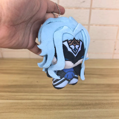 In Stock 12cm Cool Genshin Impact The Doctor‌ Zandik Il Dottore Cartoon Plush Toys Cosplay Cute Anime Game Keychain Plushie Doll
