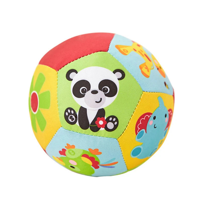 Rattles for Baby Toys 0 12 Months Soft Cloth Rattle Ball with Bell Teether Babies Grasp Training Educational Toys for Newborns